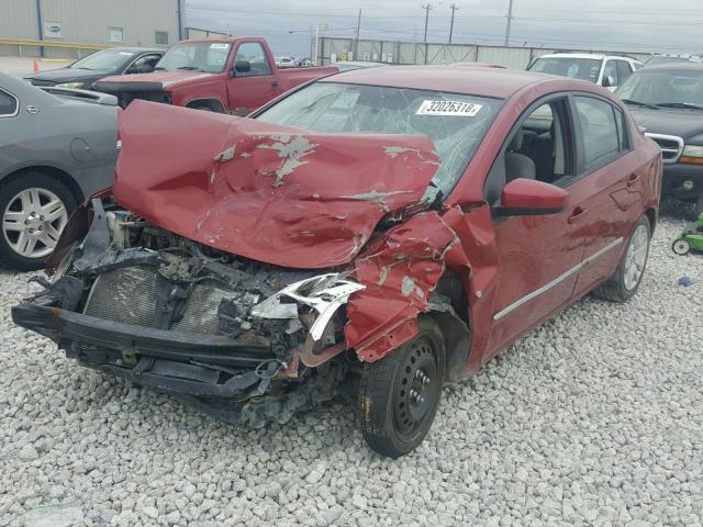 3N1AB6AP1BL723569 - 2011 NISSAN SENTRA 2.0 MAROON photo 2