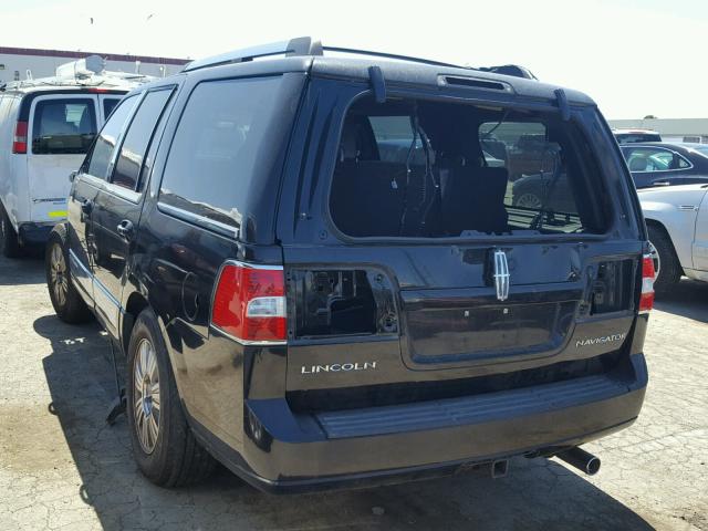 5LMFU27507LJ01830 - 2007 LINCOLN NAVIGATOR BLACK photo 3