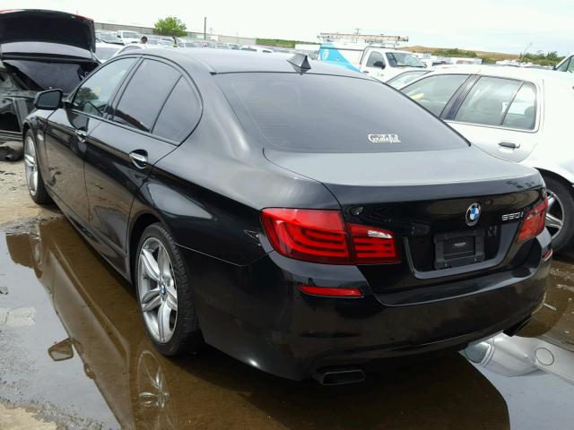 WBAFR9C5XDDX80130 - 2013 BMW 550 I BLACK photo 3