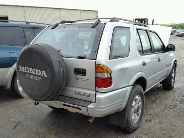 4S6CM58W2W4408141 - 1998 HONDA PASSPORT E SILVER photo 4