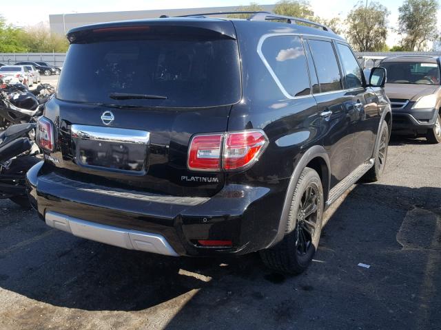 JN8AY2NF3H9303789 - 2017 NISSAN ARMADA PLA BLACK photo 4