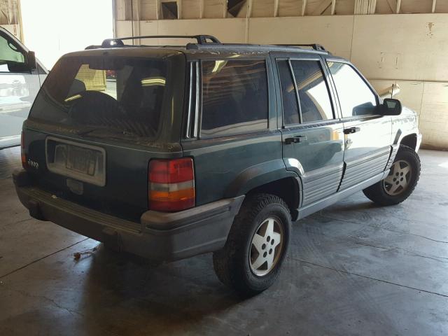 1J4FX58S6SC703882 - 1995 JEEP CHEROKEE GREEN photo 4