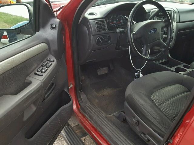 1FMZU73W73ZA29057 - 2003 FORD EXPLORER X RED photo 9