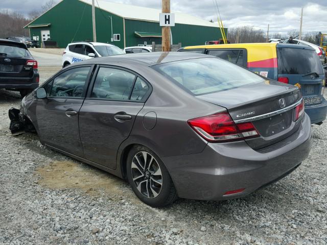 2HGFB2F94DH534577 - 2013 HONDA CIVIC EXL BROWN photo 3