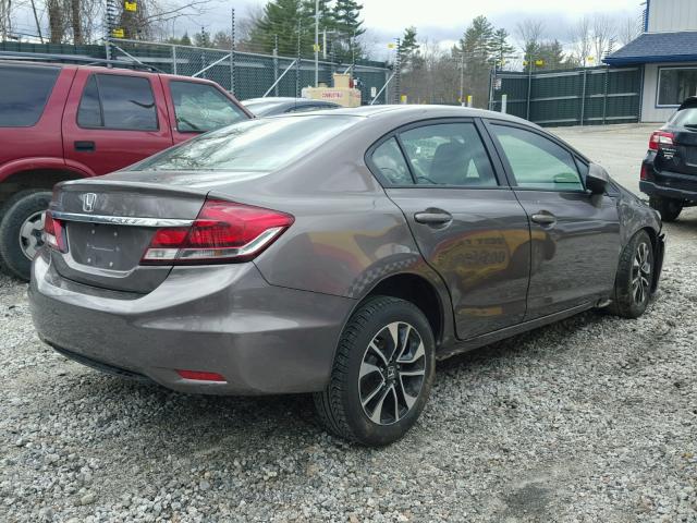 2HGFB2F94DH534577 - 2013 HONDA CIVIC EXL Qəhvəyi foto 4