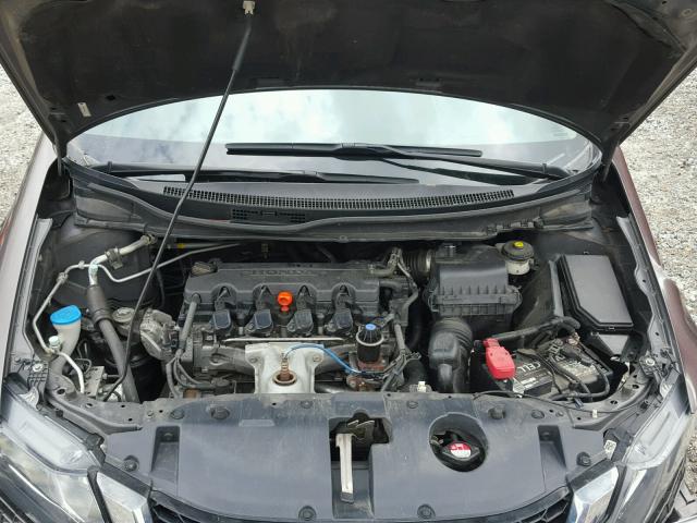 2HGFB2F94DH534577 - 2013 HONDA CIVIC EXL Qəhvəyi foto 7