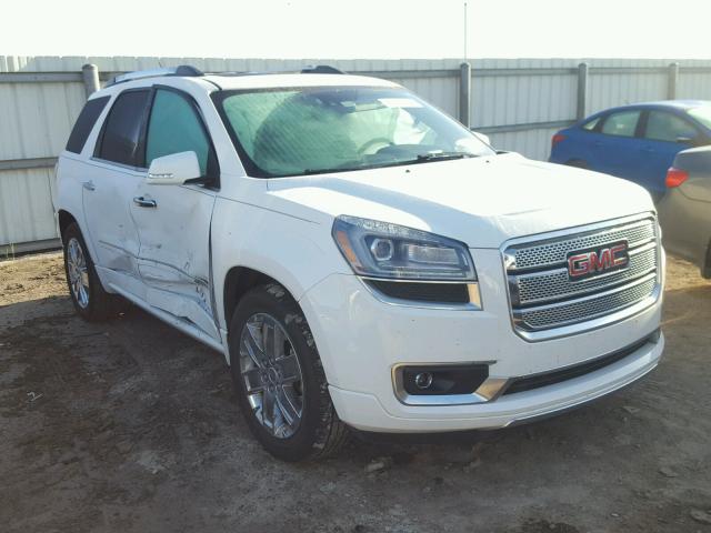 1GKKRTKD2EJ234615 - 2014 GMC ACADIA DEN WHITE photo 1