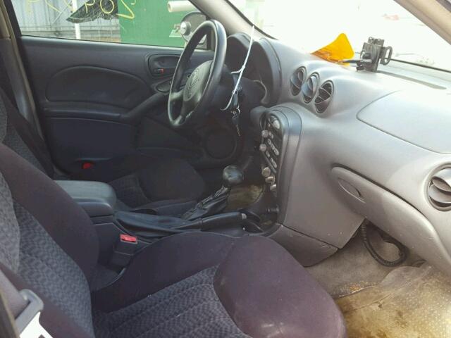 1G2NE52F03C182425 - 2003 PONTIAC GRAND AM S BLACK photo 5
