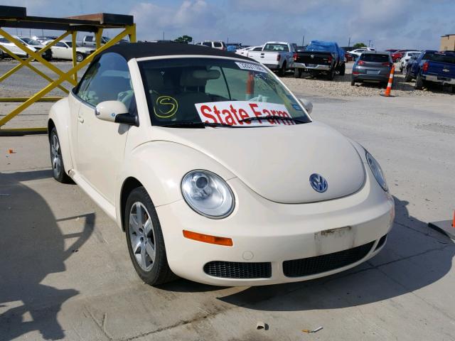 3VWRF31Y66M312483 - 2006 VOLKSWAGEN NEW BEETLE 奶油色 照片 1