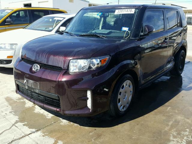 JTLZE4FE7FJ075269 - 2015 TOYOTA SCION XB ბურგუნდია ფოტო 2