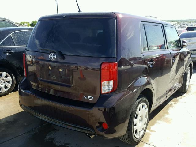 JTLZE4FE7FJ075269 - 2015 TOYOTA SCION XB ბურგუნდია ფოტო 4