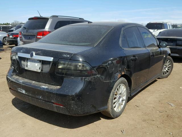 YS3FB49Y381149313 - 2008 SAAB 9-3 2.0T BLACK photo 4