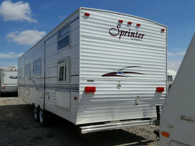 4YDT3032121203958 - 2002 KEYSTONE SPRINTER WHITE photo 3