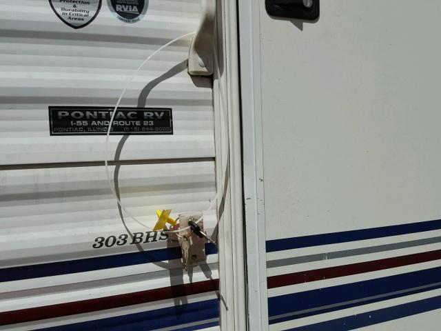 4YDT3032121203958 - 2002 KEYSTONE SPRINTER WHITE photo 8