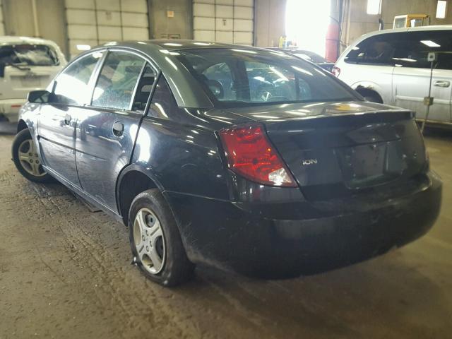 1G8AG52F73Z163561 - 2003 SATURN ION LEVEL BLACK photo 3
