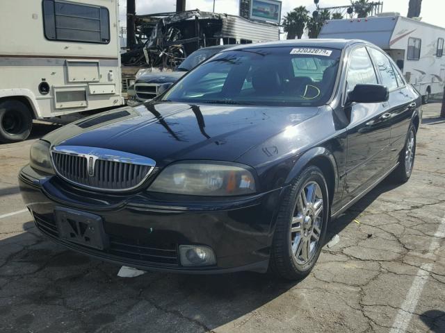 1LNHM87A44Y686048 - 2004 LINCOLN LS BLACK photo 2