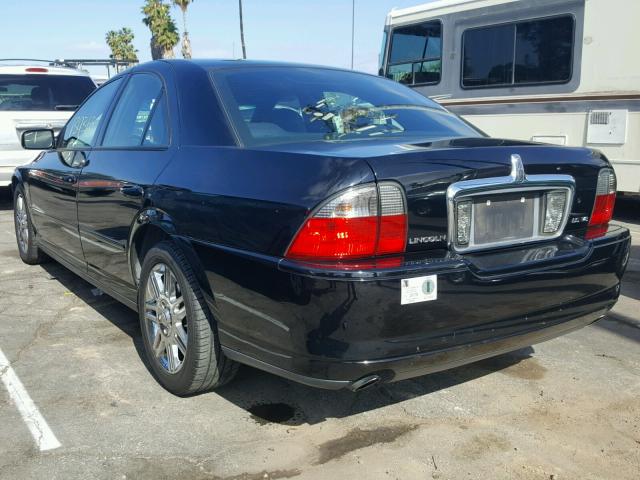 1LNHM87A44Y686048 - 2004 LINCOLN LS BLACK photo 3