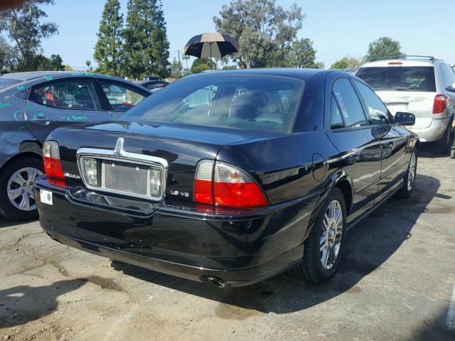 1LNHM87A44Y686048 - 2004 LINCOLN LS BLACK photo 4