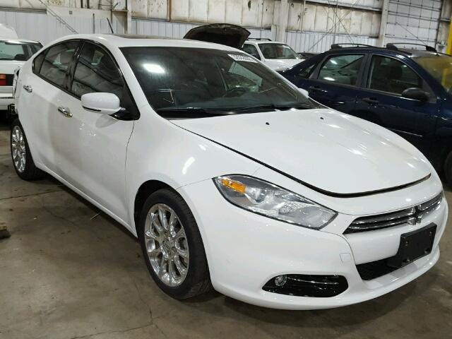 1C3CDFCA5DD337453 - 2013 DODGE DART LIMIT WHITE photo 1