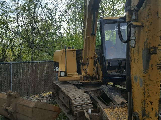 CAT0307CJBAJ00718 - 2002 CATE BACKHOE YELLOW photo 1