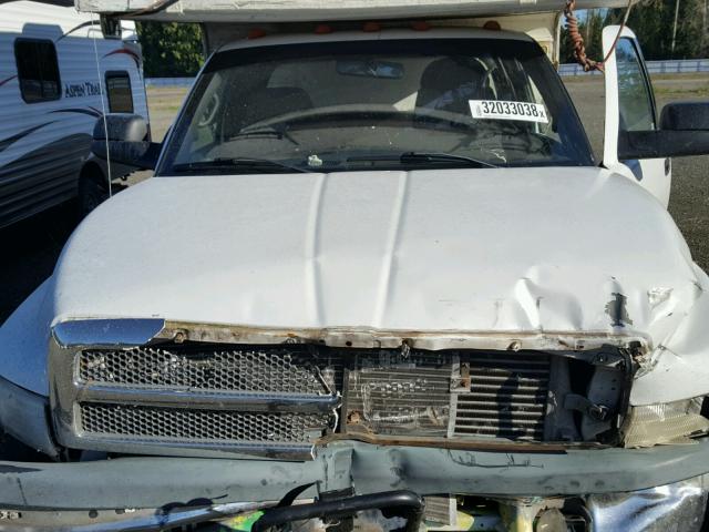 3B7MC33C92M227087 - 2002 DODGE RAM 3500 WHITE photo 7