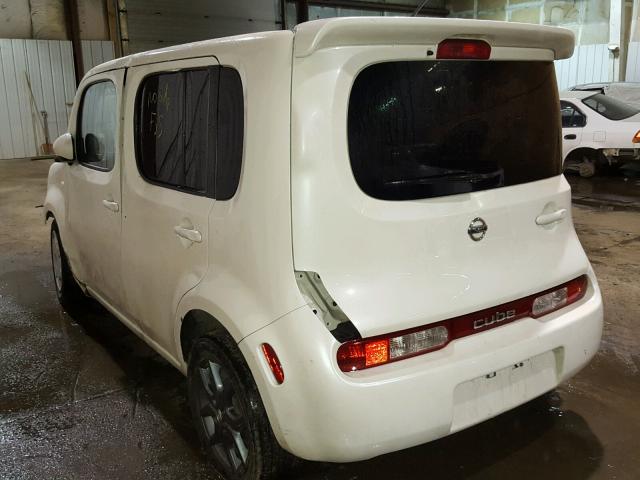 JN8AZ28R59T126542 - 2009 NISSAN CUBE BASE WHITE photo 3