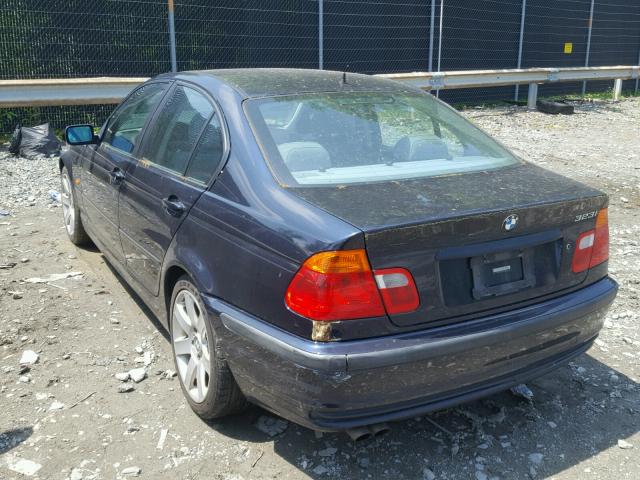 WBAAN3340YNC91152 - 2000 BMW 323 I BLUE photo 3