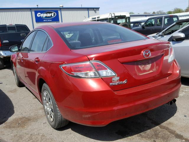 1YVHZ8BH7A5M14272 - 2010 MAZDA 6 I RED photo 3