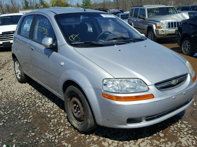KL1TD66607B701031 - 2007 CHEVROLET AVEO BASE Күміс фото 1