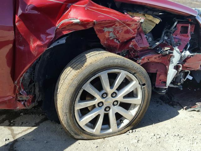 1G11H5SA9DF255032 - 2013 CHEVROLET MALIBU LTZ BURGUNDY photo 9