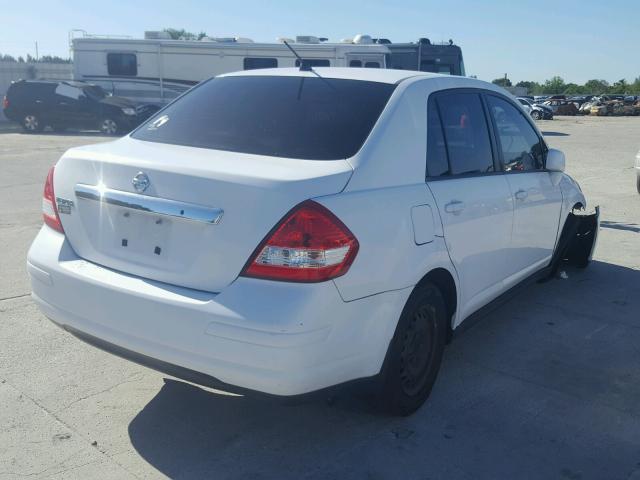 3N1BC1AP3AL401440 - 2010 NISSAN VERSA WHITE photo 4