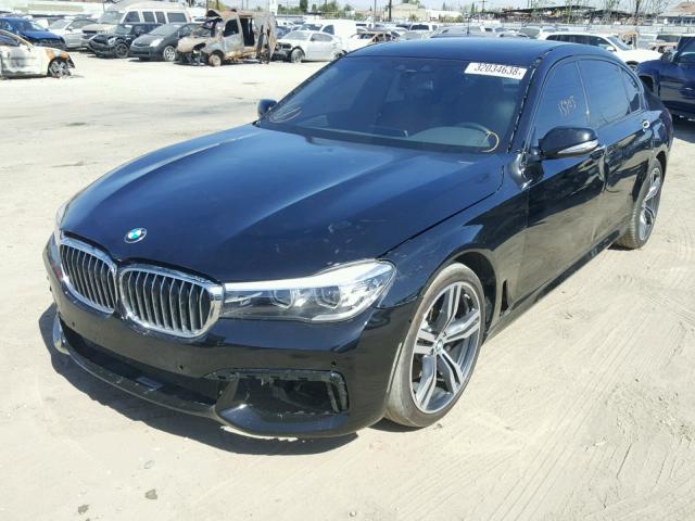 WBA7E2C5XGG714476 - 2016 BMW 740 I BLACK photo 2