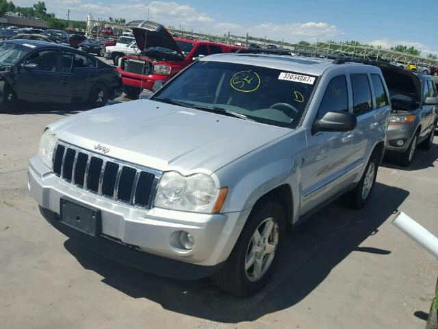 1J4HR58N25C629474 - 2005 JEEP GRAND CHER SILVER photo 2