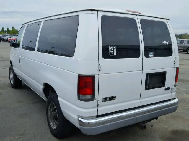 1FBNE31L5XHA06989 - 1999 FORD ECONOLINE WHITE photo 3