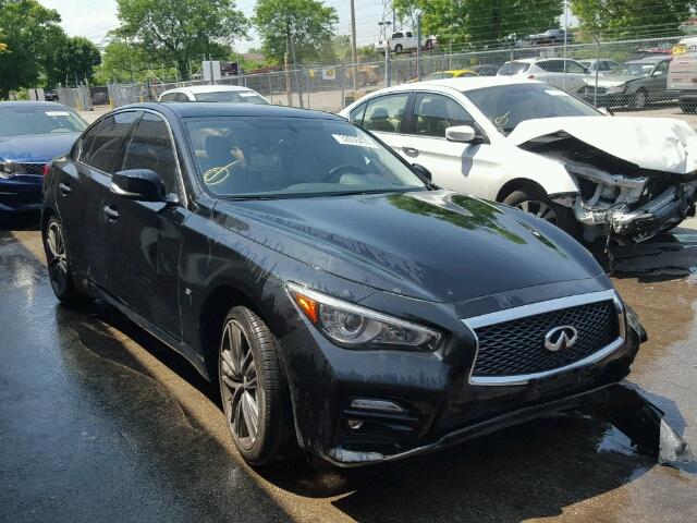 JN1BV7AR9EM686414 - 2014 INFINITI Q50 BASE BLACK photo 1