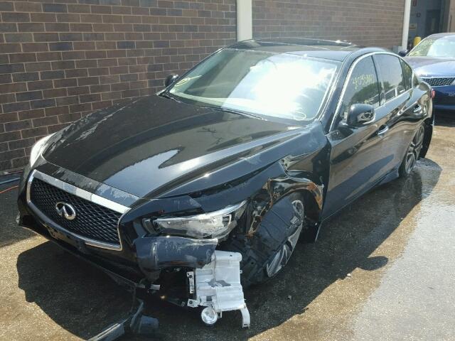 JN1BV7AR9EM686414 - 2014 INFINITI Q50 BASE BLACK photo 2