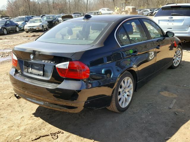 WBAVD33566KV60800 - 2006 BMW 330 XI BLACK photo 4