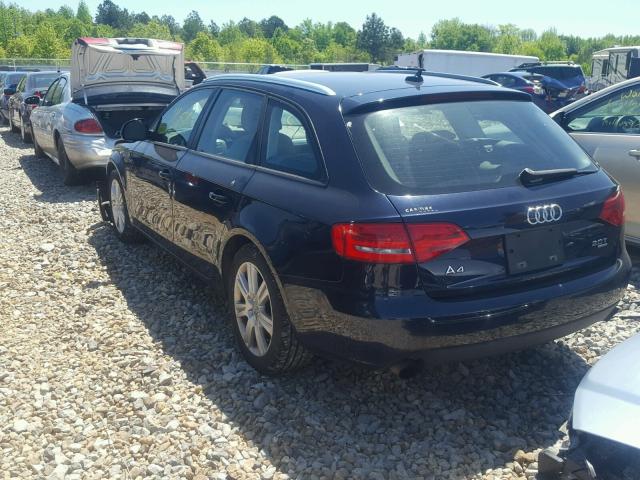 WAUVF78KX9A225517 - 2009 AUDI A4 2.0T AV BLUE photo 3