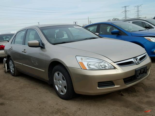 3HGCM56406G707484 - 2006 HONDA ACCORD LX GOLD photo 1