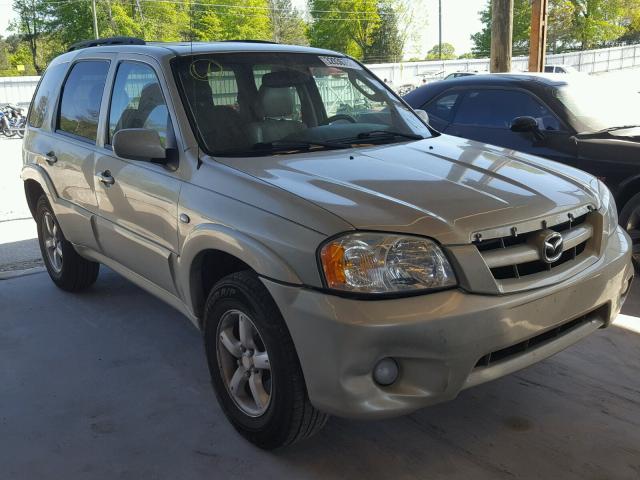 4F2YZ06185KM48412 - 2005 MAZDA TRIBUTE S GOLD photo 1