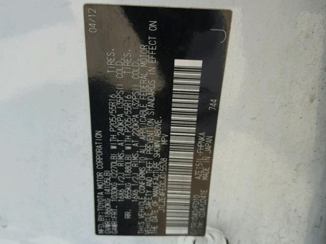 JTLZE4FE0CJ015538 - 2012 TOYOTA SCION XB Ağ foto 10