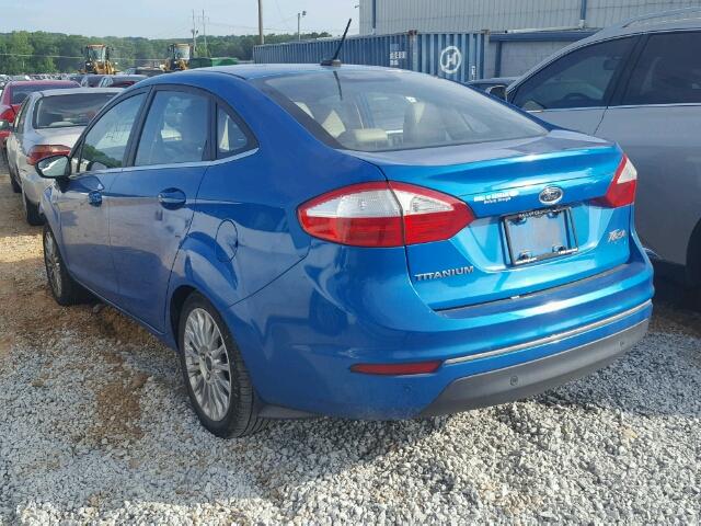 3FADP4CJXEM107267 - 2014 FORD FIESTA TIT BLUE photo 3