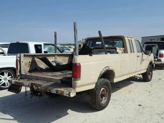 1FTHX26M2KKA89002 - 1989 FORD F250 TAN photo 4