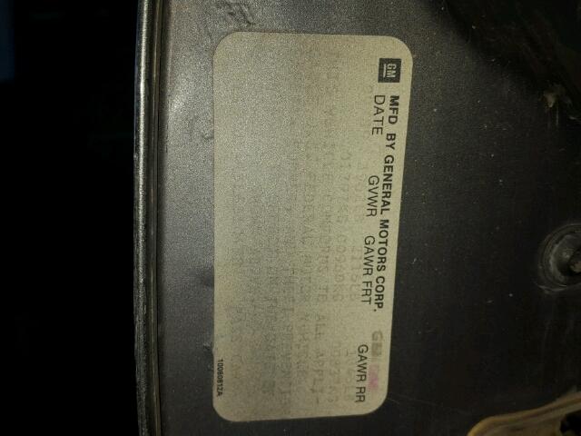 1G3AJ54R5L6310458 - 1990 OLDSMOBILE CUTLASS CI GRAY photo 10