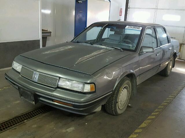 1G3AJ54R5L6310458 - 1990 OLDSMOBILE CUTLASS CI GRAY photo 2