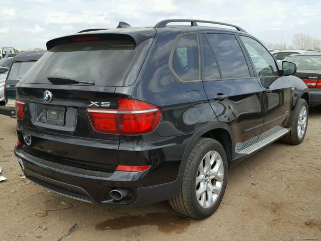 5UXZV4C57DL994883 - 2013 BMW X5 XDRIVE3 BLACK photo 4