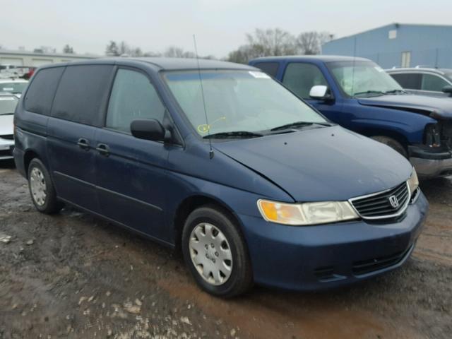 2HKRL1857YH519615 - 2000 HONDA ODYSSEY LX BLUE photo 1