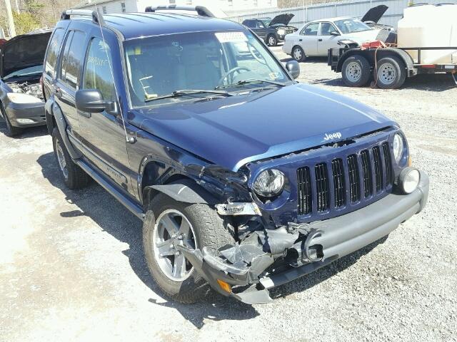 1J4GL38K76W219423 - 2006 JEEP LIBERTY RE BLUE photo 1