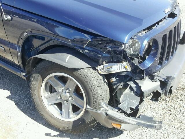 1J4GL38K76W219423 - 2006 JEEP LIBERTY RE BLUE photo 9
