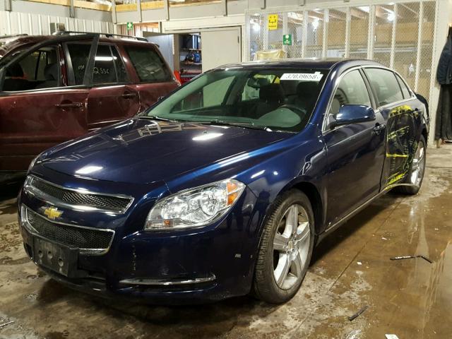 1G1ZH57B294252304 - 2009 CHEVROLET MALIBU 1LT 蓝色 照片 2